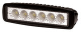 ECCO 6 LED Worklamp with Flood Beam (Rectangular)