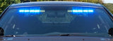 Whelen Inner Edge with Takedowns for 2011+ Ford Interceptor Utility Vehicle (All Blue)