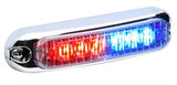 Whelen Mircon Light with Black Flange (Red/Blue)